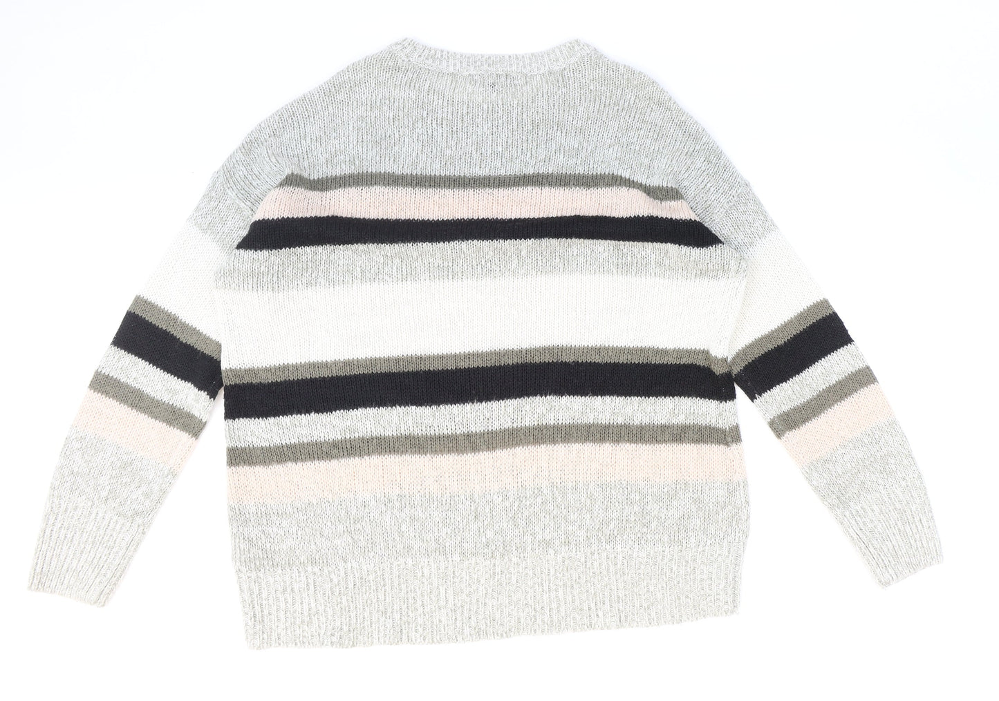 Womens UK Size L New Look Multicoloured Pullover Jumper