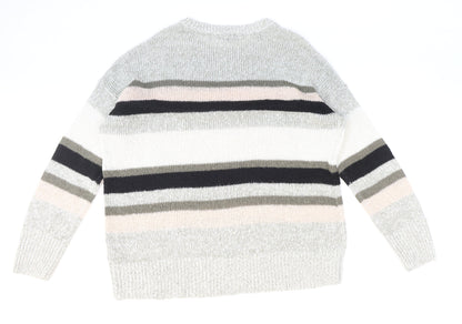 Womens UK Size L New Look Multicoloured Pullover Jumper