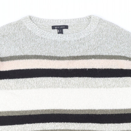 Womens UK Size L New Look Multicoloured Pullover Jumper