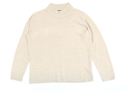 Womens UK Size M Bonmarché Beige Pullover Jumper
