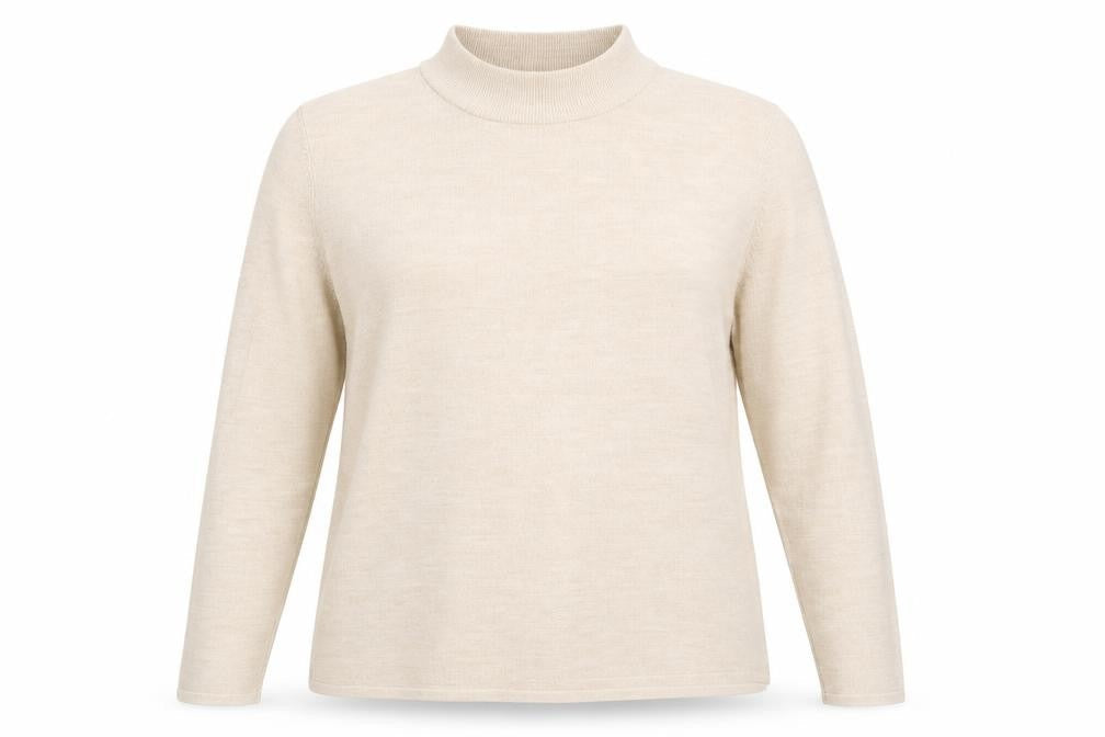 Womens UK Size M Bonmarché Beige Pullover Jumper