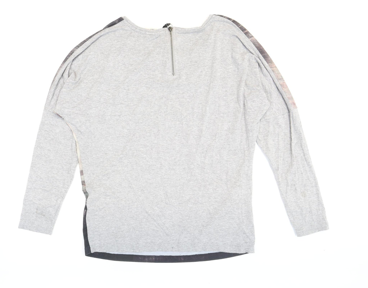 Womens UK Size 12 Taifun Multicoloured Basic T-Shirt