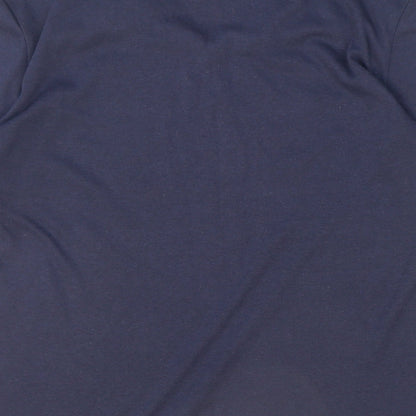 Womens UK Size S Paramour Blue Basic T-Shirt