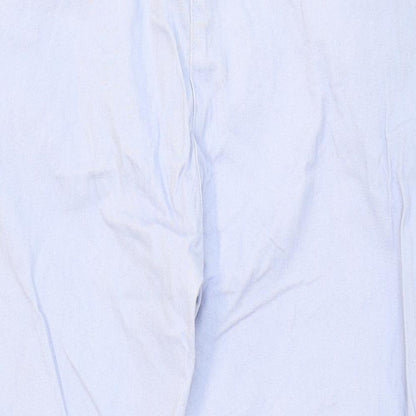 Capsule Womens Blue Cotton Cropped Jeans Size 8 L20 in Regular Zip