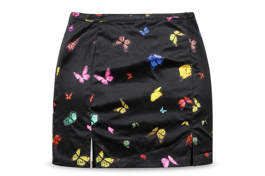 Womens UK Size S Motel Mini Satin Skirt