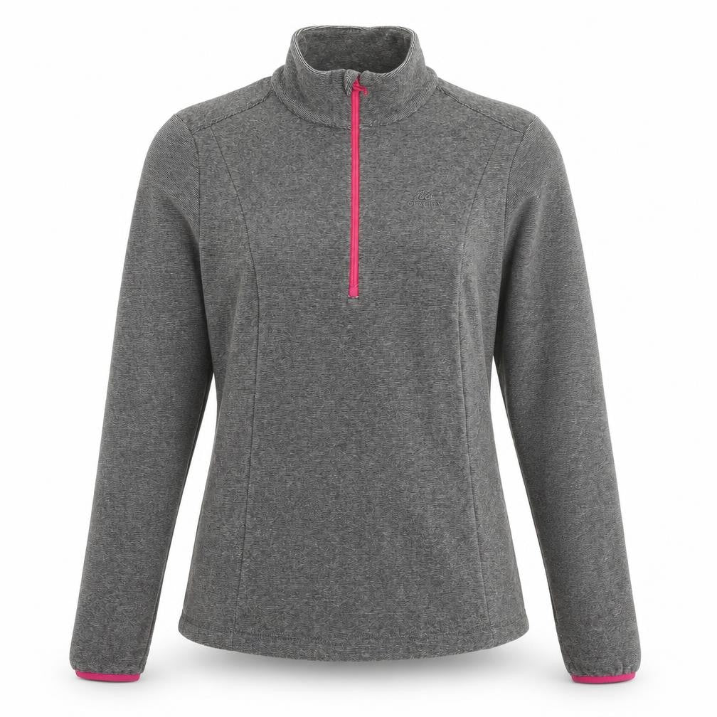 Decathlon Womens Grey Polyester Pullover Sweatshirt Size M Pullover