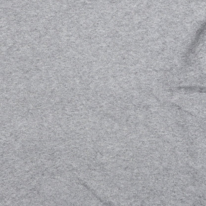 TU Womens Grey Mock Neck Viscose Pullover Jumper Size 14