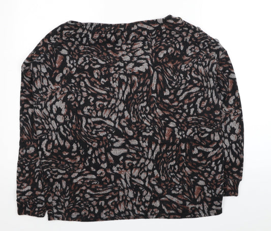 Womens UK Size 12 Dorothy Perkins Black Basic Blouse