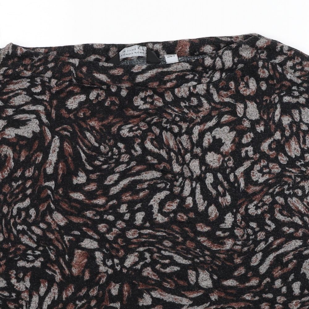 Womens UK Size 12 Dorothy Perkins Black Basic Blouse