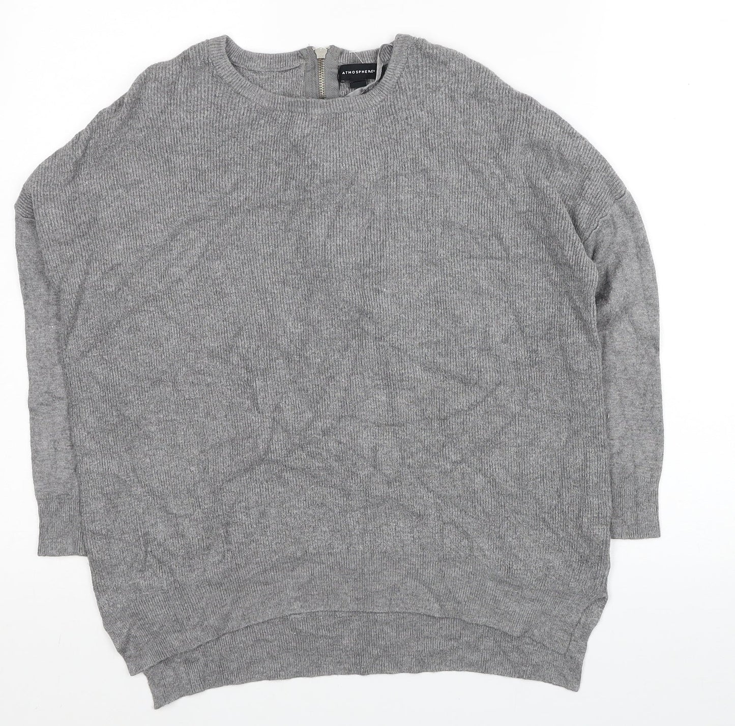 Womens UK Size 10 Atmosphere Grey Pullover Jumper
