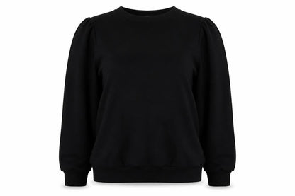 Papaya Womens Black Polyester Pullover Sweatshirt Size 12 Pullover