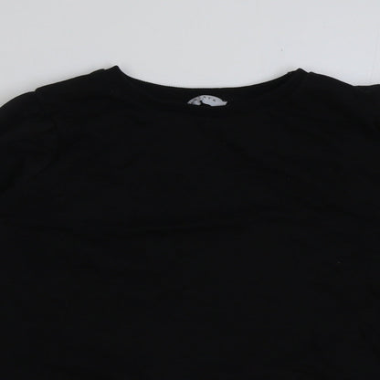 Papaya Womens Black Polyester Pullover Sweatshirt Size 12 Pullover