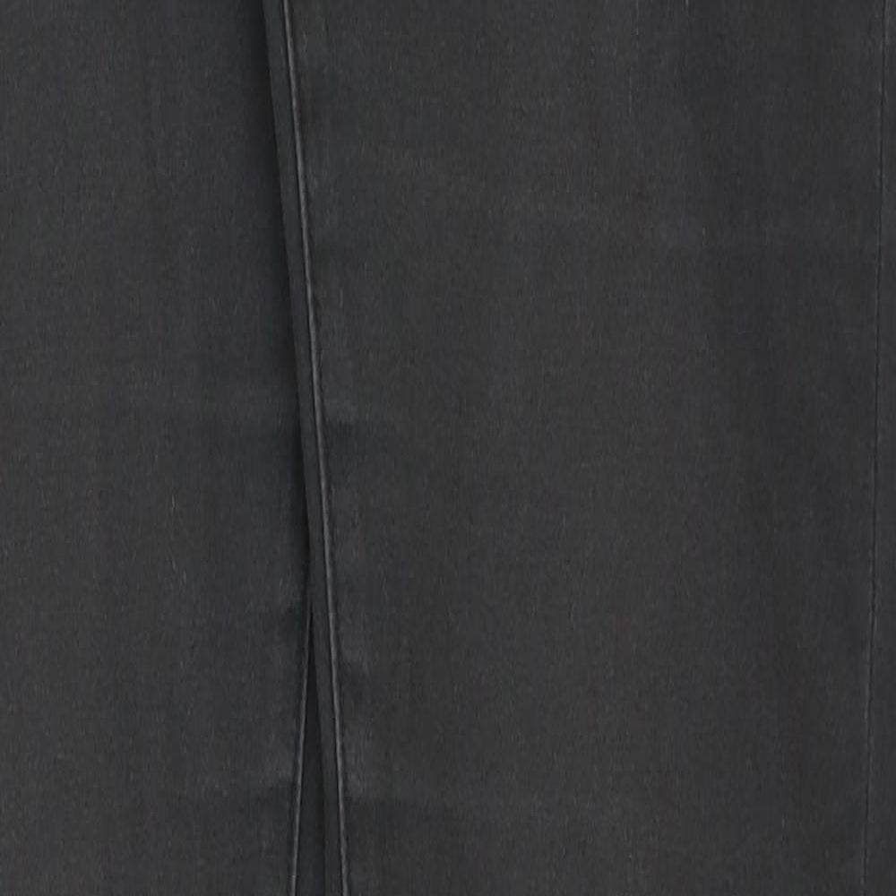 Friendex Mens Grey Cotton Skinny Jeans Size 30 in L31 in Regular Button