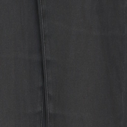 Friendex Mens Grey Cotton Skinny Jeans Size 30 in L31 in Regular Button