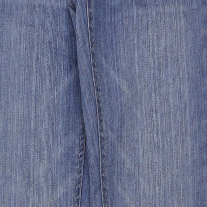 SO Womens Blue Cotton Skinny Jeans Size 30 in L31 in Regular Button