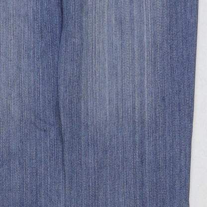 SO Womens Blue Cotton Skinny Jeans Size 30 in L31 in Regular Button