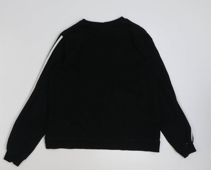 Womens UK Size 10 ASOS Black Pullover Sweatshirt