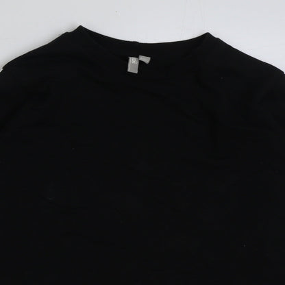 Womens UK Size 10 ASOS Black Pullover Sweatshirt