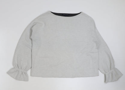 Womens UK Size S French Connection Grey Pullover Sweatshirt