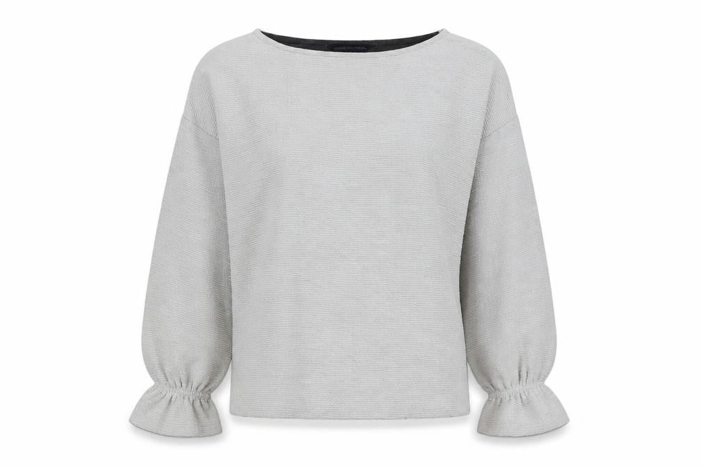 Womens UK Size S French Connection Grey Pullover Sweatshirt