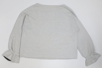 Womens UK Size S French Connection Grey Pullover Sweatshirt