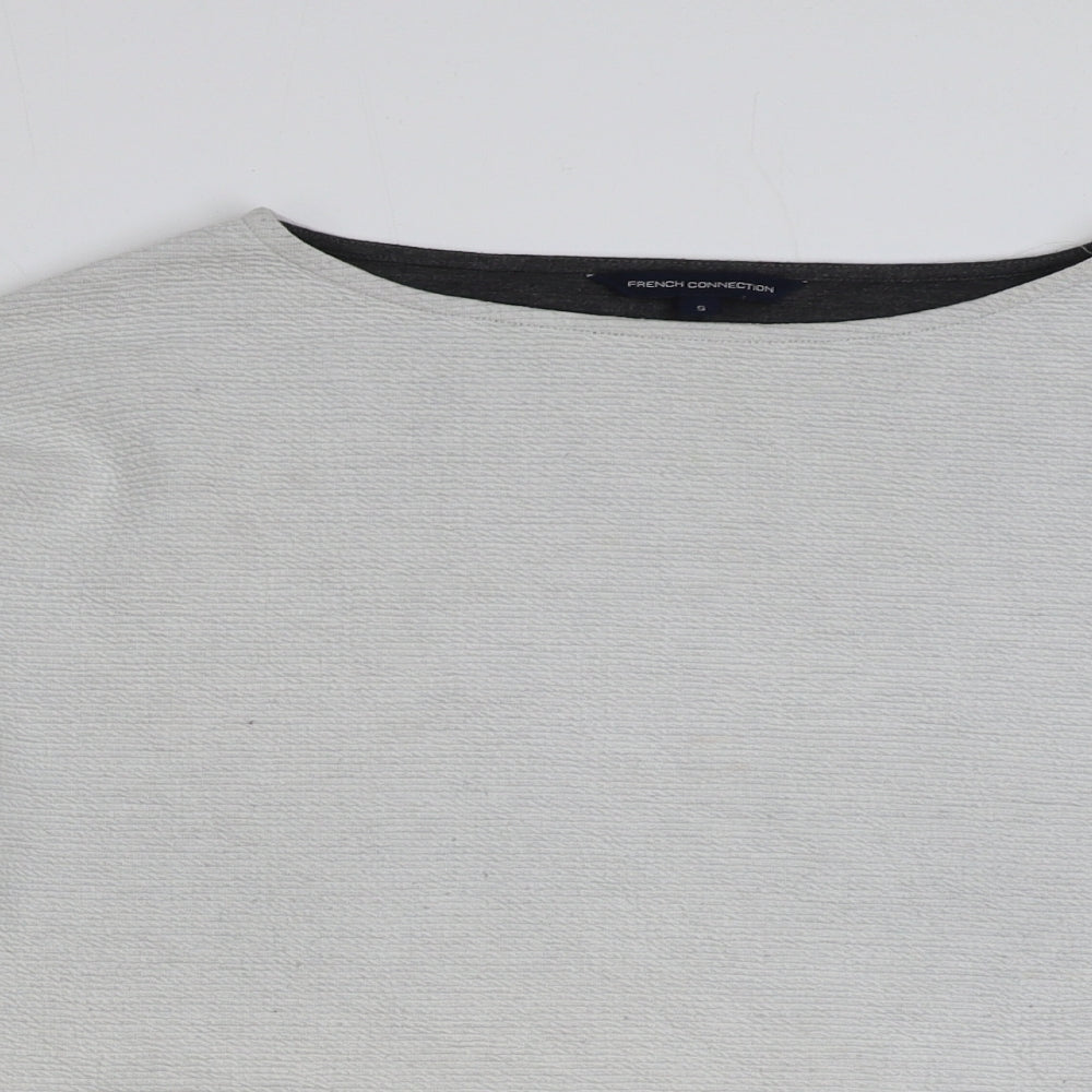 Womens UK Size S French Connection Grey Pullover Sweatshirt