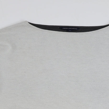 Womens UK Size S French Connection Grey Pullover Sweatshirt
