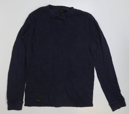 Mens UK Size S NEXT Blue Pullover Sweatshirt
