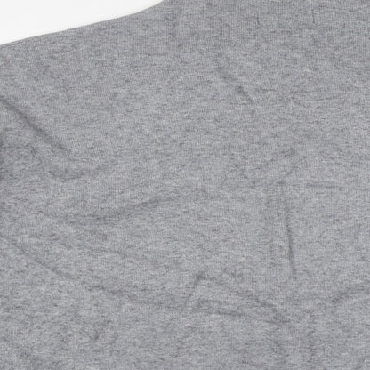 TU Womens Grey Round Neck Polyester Pullover Jumper Size 14