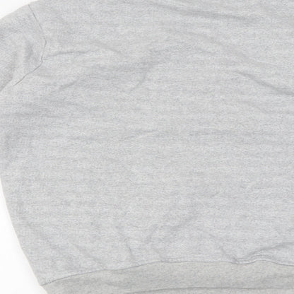 Filthy Living Mens Grey Round Neck Polyester Pullover Jumper Size S