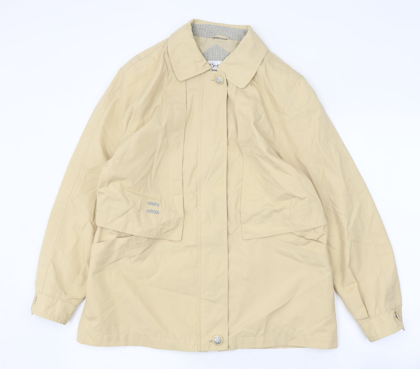 Womens UK Size 10 Berkertex Beige Overcoat