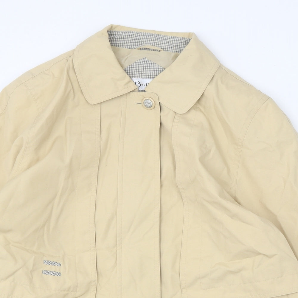 Womens UK Size 10 Berkertex Beige Overcoat