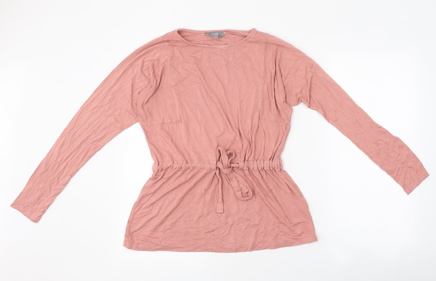 Womens UK Size 14 Principles Pink Basic T-Shirt