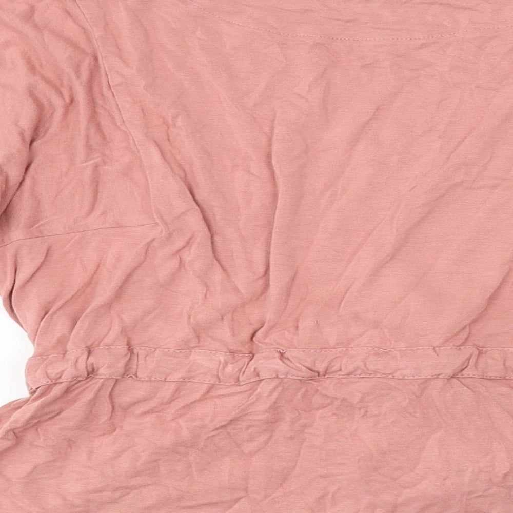 Womens UK Size 14 Principles Pink Basic T-Shirt