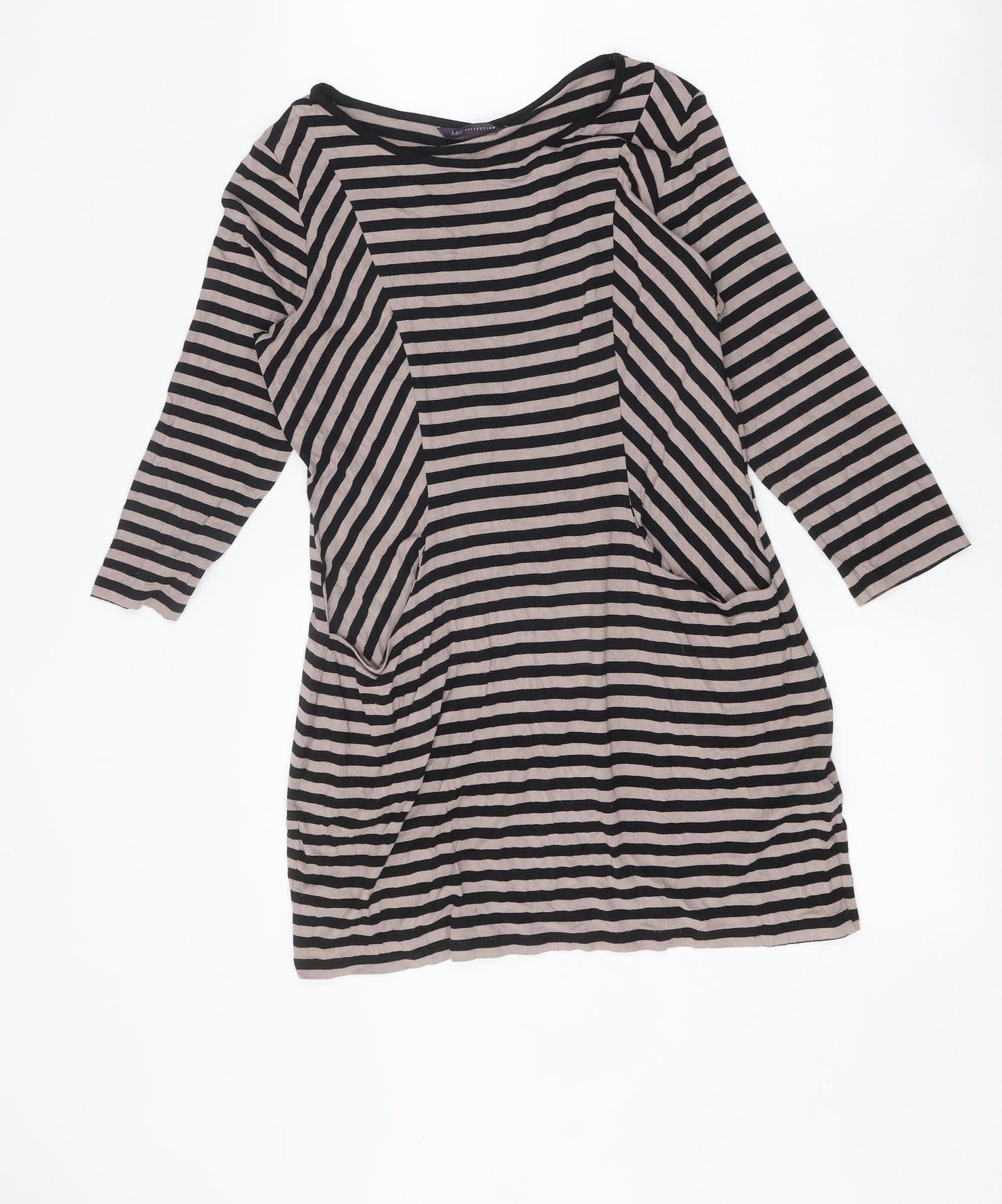 Womens UK Size 10 Marks and Spencer Multicoloured Jersey T-Shirt