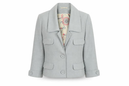 Next Womens Green Jacket Blazer Size 8 Button