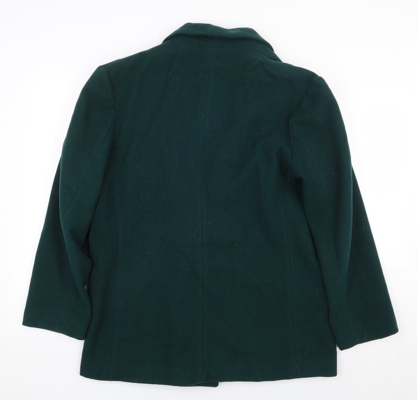 House of Fraser Womens Green Jacket Size 12 Button