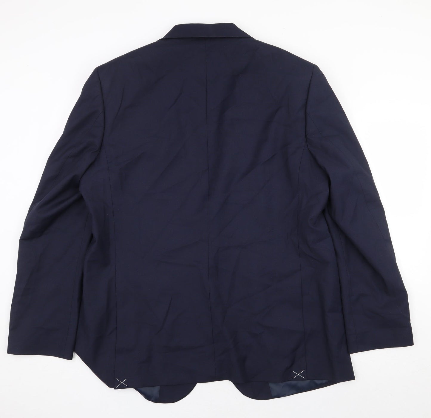 Mens UK Size 44 Marks and Spencer Regular Blue Suit Jacket