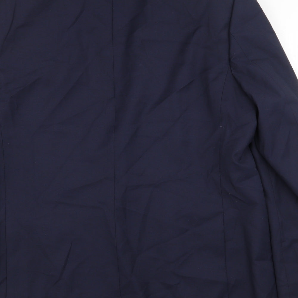 Mens UK Size 44 Marks and Spencer Regular Blue Suit Jacket