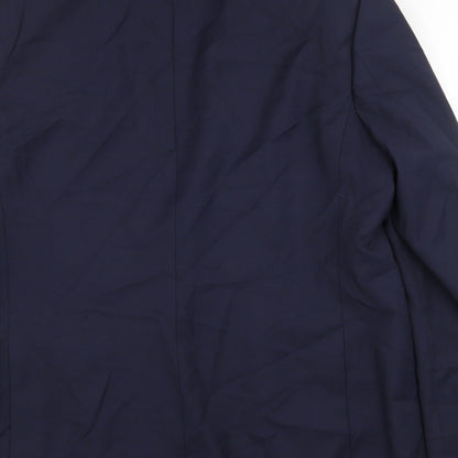 Mens UK Size 44 Marks and Spencer Regular Blue Suit Jacket