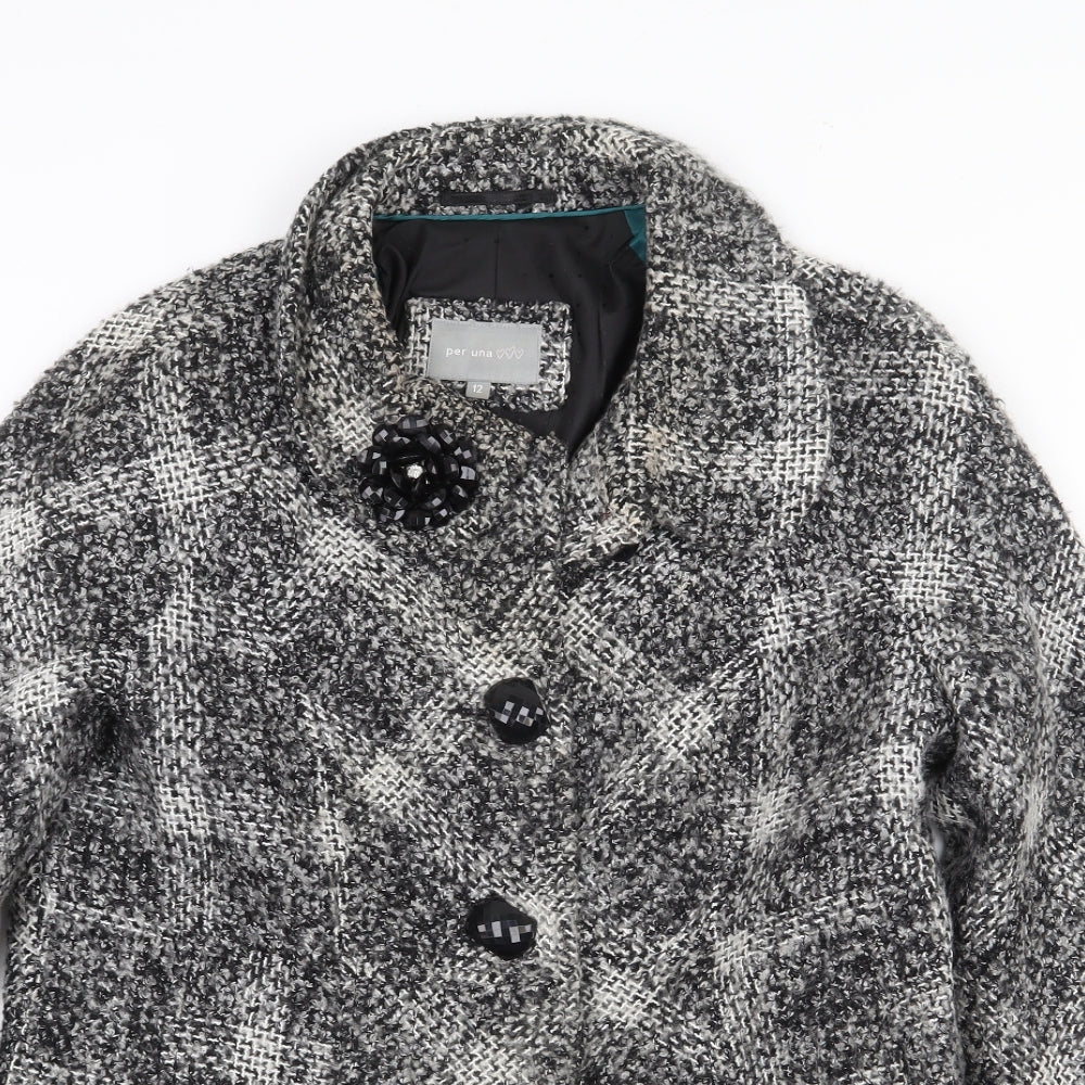 Womens UK Size 12 Per Una Grey Jacket