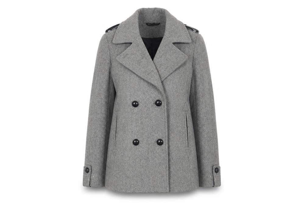 Womens UK Size 10 Topshop Grey Trench Coat