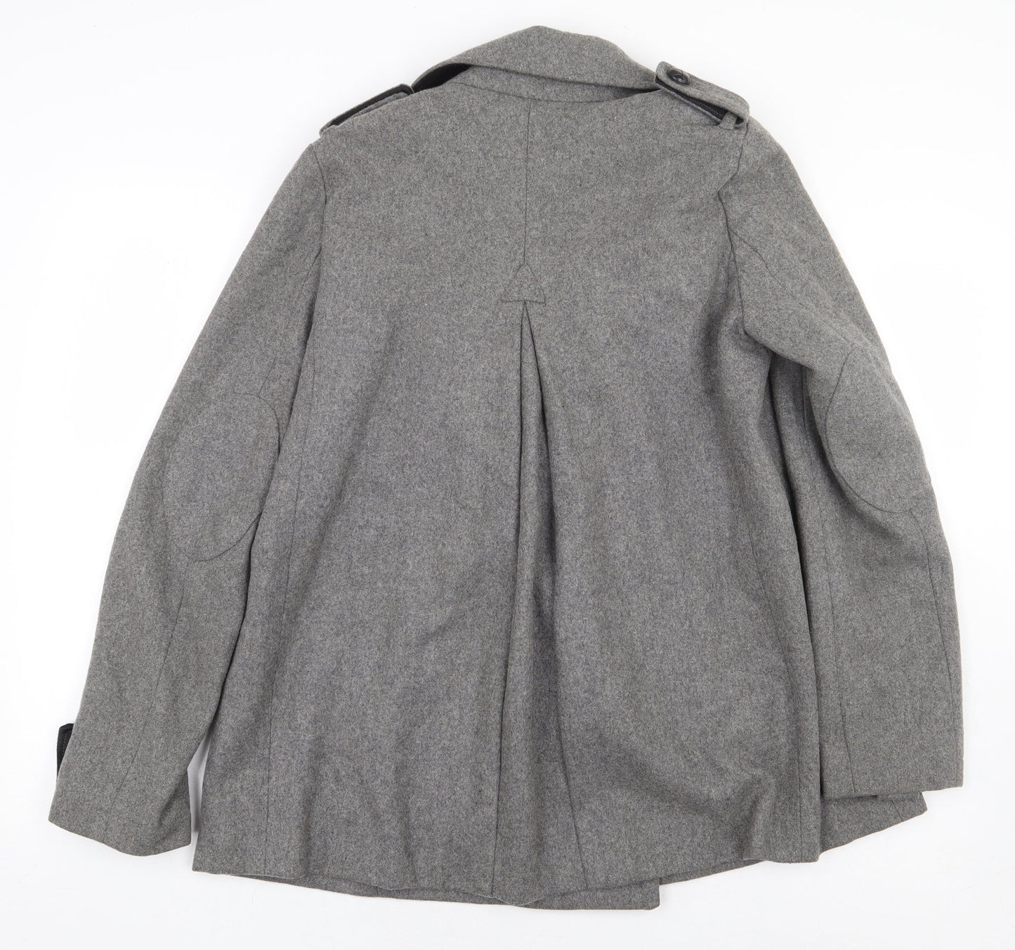 Womens UK Size 10 Topshop Grey Trench Coat