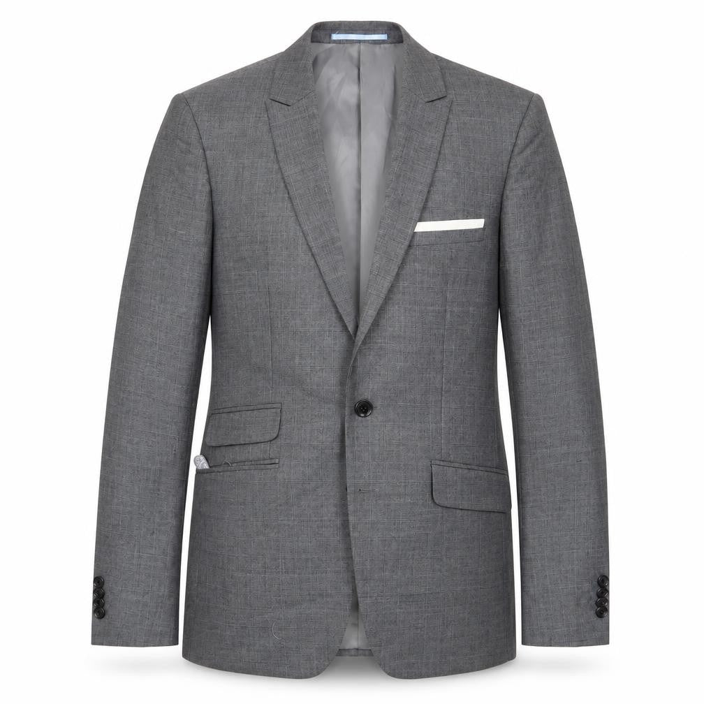 Mens UK Size 36 Burton Regular Grey Suit Jacket