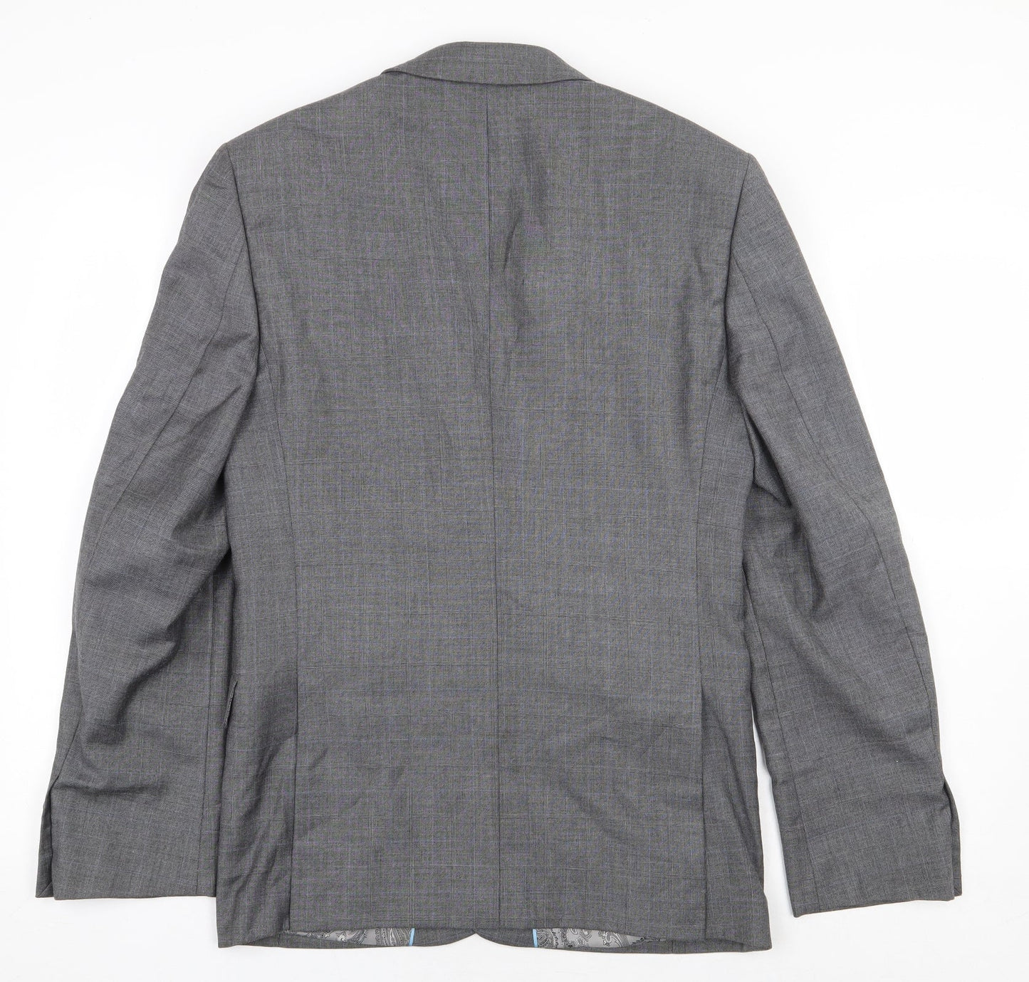 Mens UK Size 36 Burton Regular Grey Suit Jacket