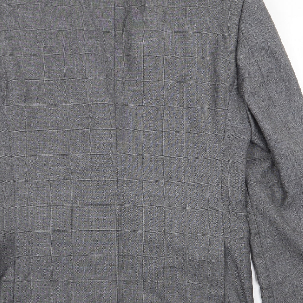 Mens UK Size 36 Burton Regular Grey Suit Jacket