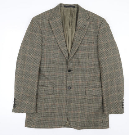 Mens UK Size 40 Marks and Spencer Regular Green Suit Jacket