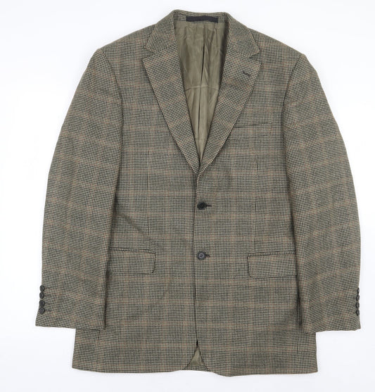 Mens UK Size 40 Marks and Spencer Regular Green Suit Jacket