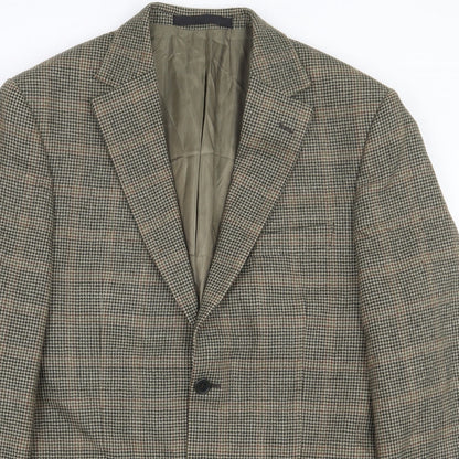 Mens UK Size 40 Marks and Spencer Regular Green Suit Jacket