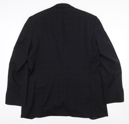 Mens UK Size 44 NEXT Regular Black Suit Jacket